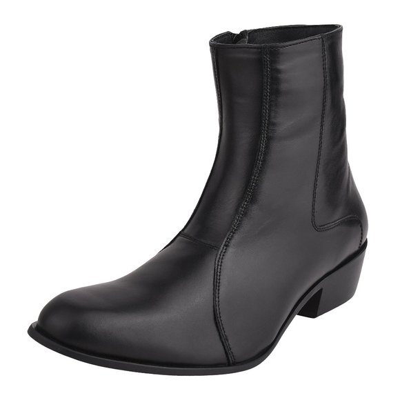 LIBERTYZENO Men's Ankle Length Black  Boots - Picture 1 of 7